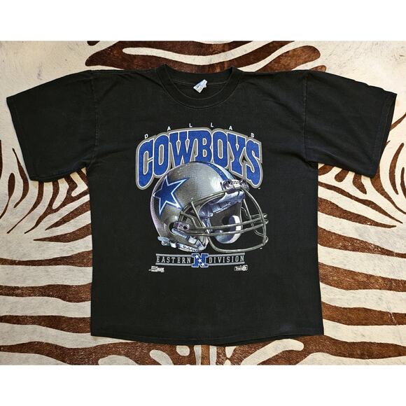 Vintage 1992 Dallas Cowboys Salem Sportswear Graphic Tee Sz XL - Picture 1 of 8
